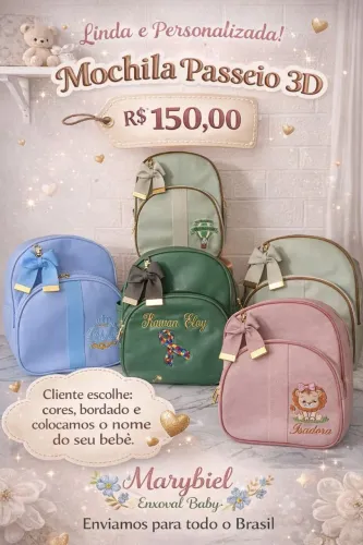 Mochila Passeio 3D