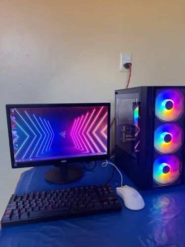 Pc Gamer Completo i3 7100+Gtx 660 2GB+8GB RAM+SSD 120GB+Fonte Real 500W