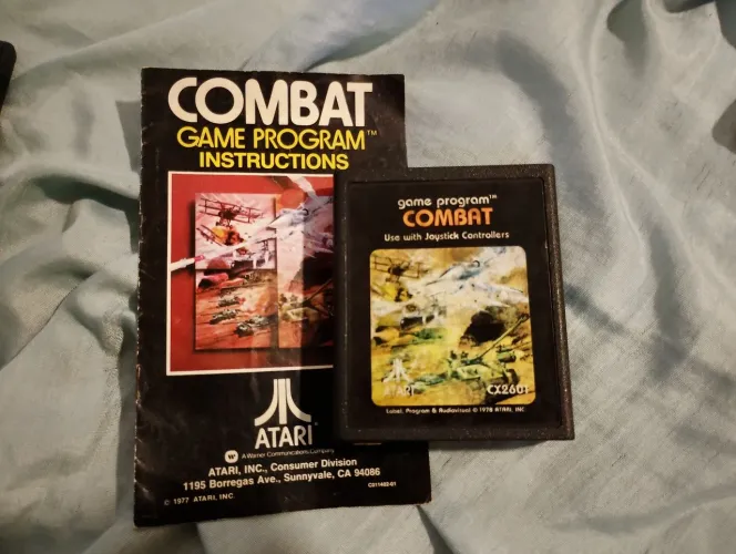 Jogo Original de Atari - Combat com Manual