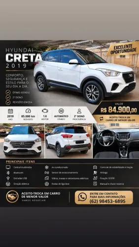 Hyundai Creta Attitude 1.6 16V Flex Aut. 2019