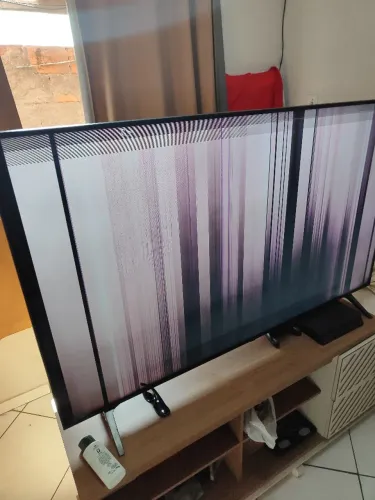Tv lg 65 polegadas Tela queimada