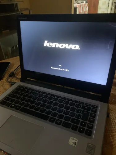 Notebook funcionando perfeitamente.