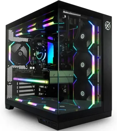 Gabinete Kalkan Asgard ATX Mid Tower Preto Aquário sem Fans loja infoMM