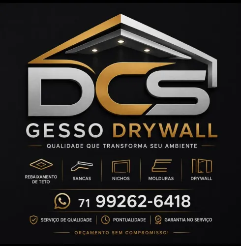  Gesso e drywall.