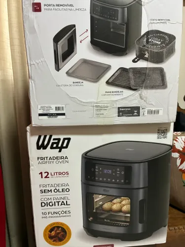 Vendo air fryer zero na caixa
