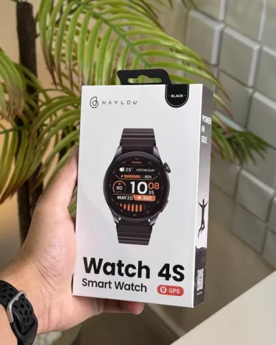 SmartWatch Haylou Watch 4S Black - Pronta Entrega