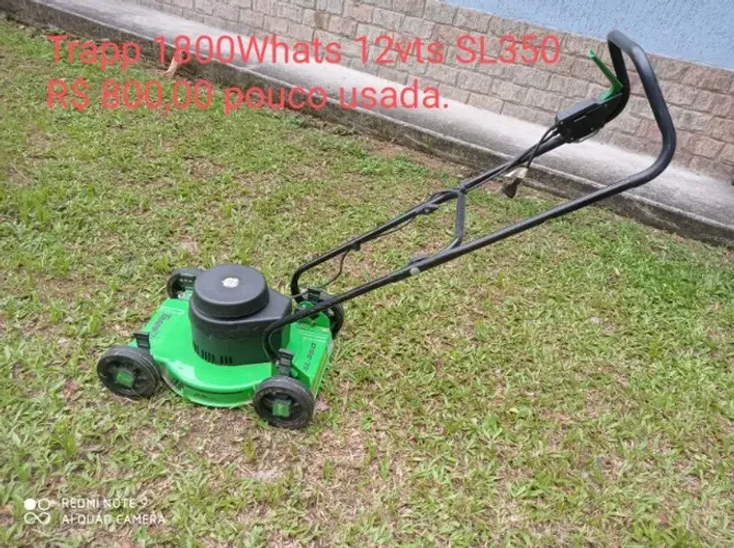 Máquina de cortar grama elétrica