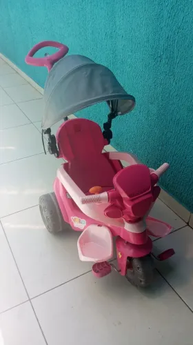 Triciclo bandeirante Velo baby com capota