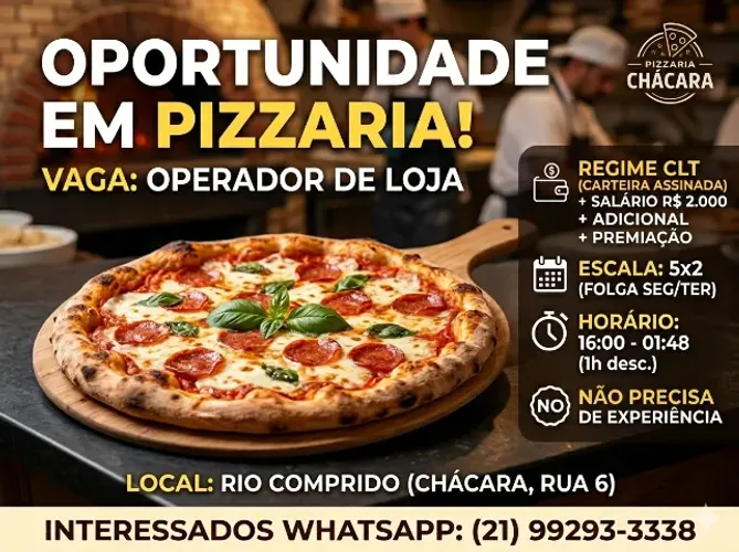 Operador de Loja (Pizzaria)