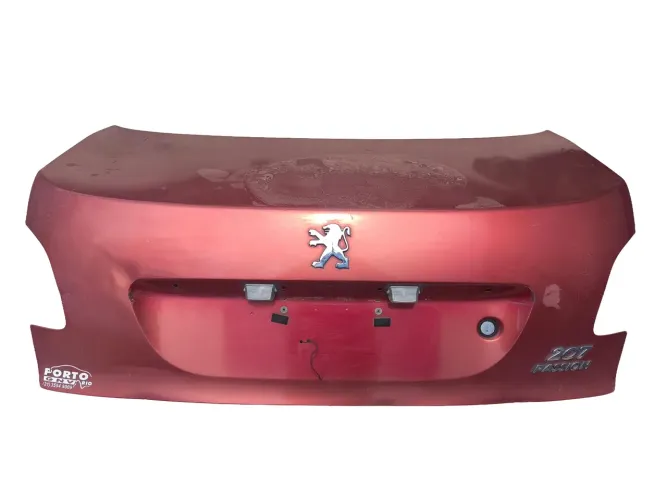 Tampa de Mala Traseira Peugeot 207 Passion Sedan C/ Peq Detalhe Tampa Traseira 207 Passion
