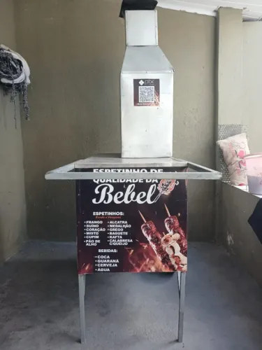Carrinho de Espetinho plotado
