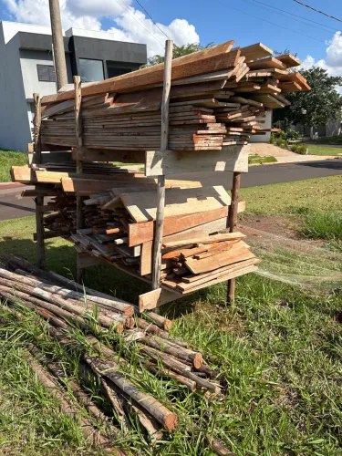 Madeiras em bom estado para construção civil