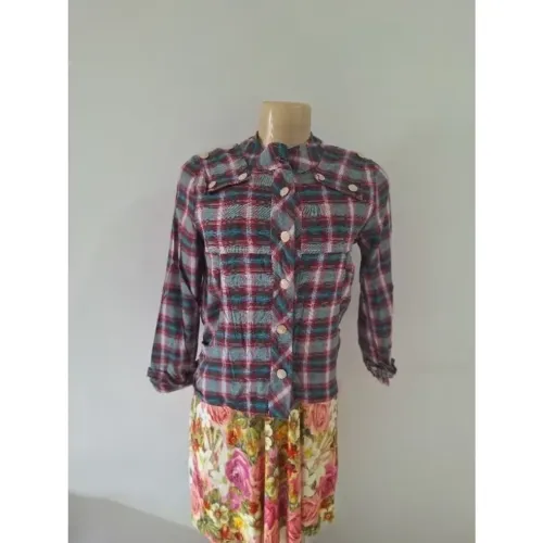 Casaco feminino xadrez tribo carioca 