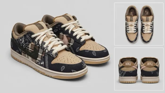 Tênis Nike SB Dunk Low (Estilo Travis Scott / Cactus Jack)