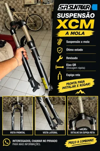 ? VENDO SUSPENSÃO SR SUNTOUR XCM 29