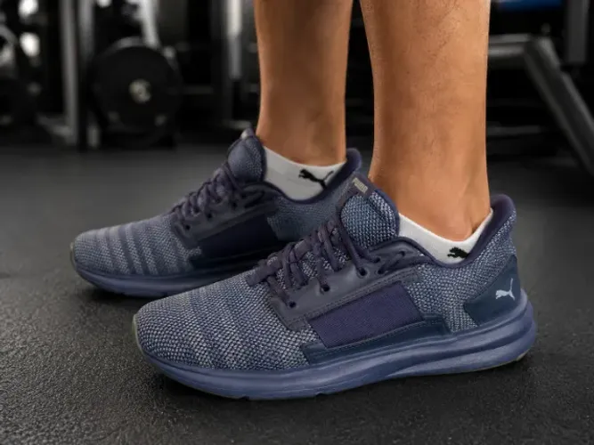Tênis Puma Enzo Street Knit BDP Azul - Tam. 44 (US 12)