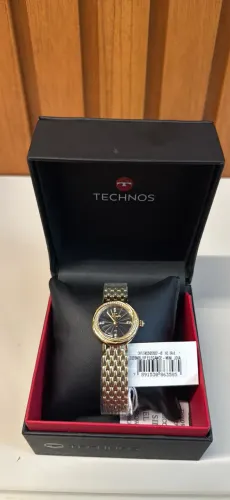 Relógio Technos Feminino Mini Joia Dourado 2035NBL/1P