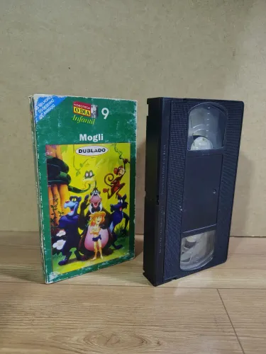 Fita VHS desenho Mogli - sem testes