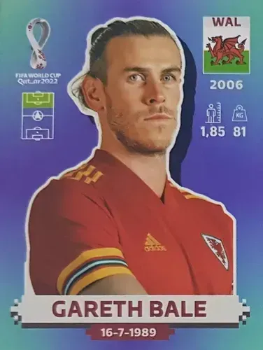FIGURINHA DE 2022 DO GARETH BALE