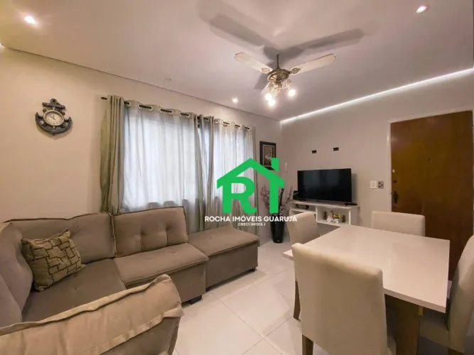 Apartamento com 2 quartos (1 suíte), 1 vaga à venda em Jardim Astúrias, Guarujá