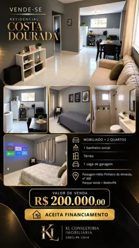 OPORTUNIDADE IMPERDÍVEL! APARTAMENTO À VENDA NO RESIDENCIAL COSTA DOURADA