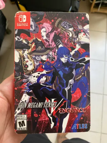 Shin megami tensei 5 Vengeance - Jogo de Nintendo Switch Edição de Steelbook
