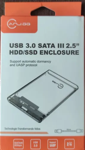 Case USB 3.0 Sata III 2.5 HDD/SSD Enclosure