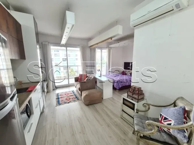 Flat com uma boa localização ao lado da Av. Faria Lima e Av Bandeirantes, disponível para