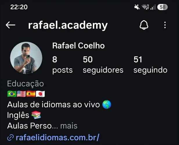 Aulas de inglês individual