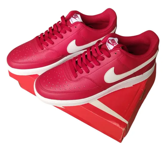 Tênis Nike Court Vision Low Vermelho - ORIGINAL - NOVO - TAM 41