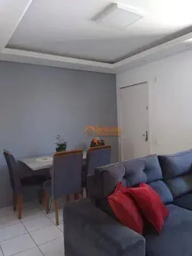 Apartamento com 2 dormitórios para alugar, 47 m² por R$ 1.060,00/mês - Vila Alzira - Guaru