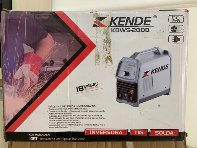 Vendo máquina de solda Kende KWS 200 D