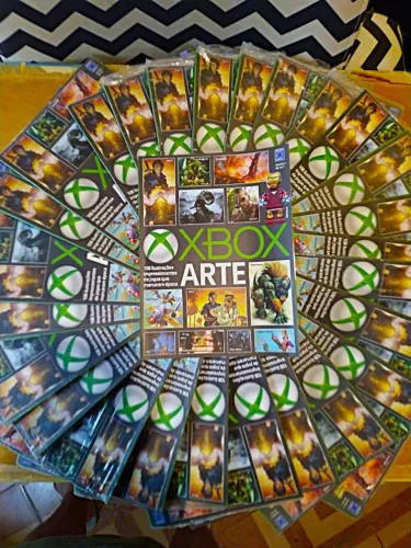 Revista Xbox Arte Lote 25 Vol 108 Ilustrações Jogos Gta Resident Evil Street Fighter Far C