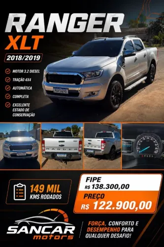 Ford Ranger XLT 3.2 20V 4X4 CD Diesel Aut. 2019