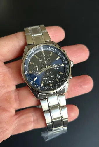 Seiko Chronograph Blue Dial