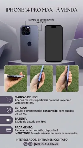 Vende-se iPhone 14 Pro Max