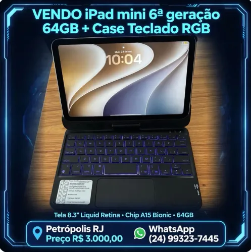 Vendo IPad mini 6 geração 64 G