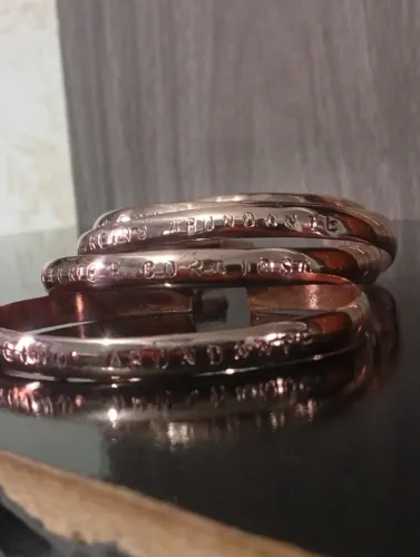 Bracelete Gravado cobre puro. Personalize seu Bracelete