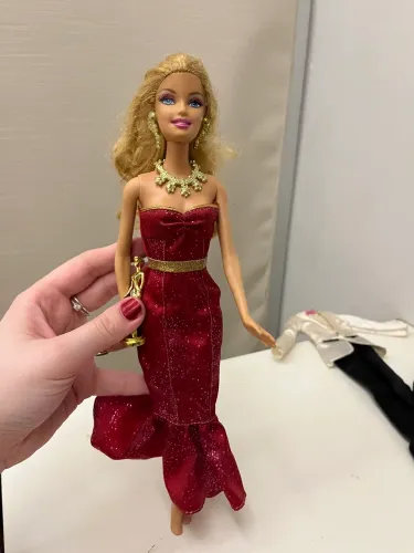 Barbie Vestido Vermelho premiação de Gala
