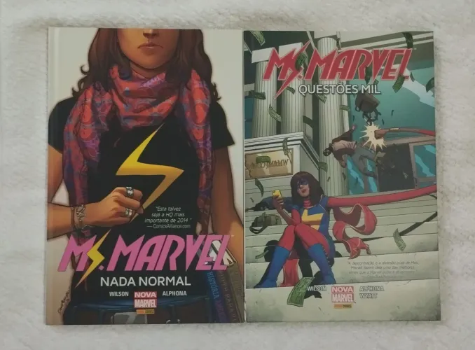 Ms. Marvel - dois encadernados