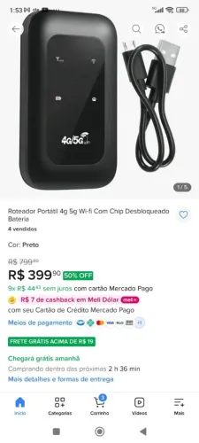 roteador sem fio chip 4g 5g