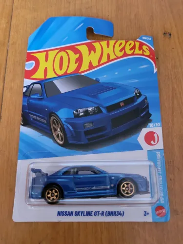 Hotwheels Nissan Skyline GT-R Azul