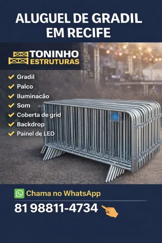 Gradil Disciplinador para eventos