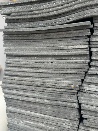 Piso emborrachado de academia 