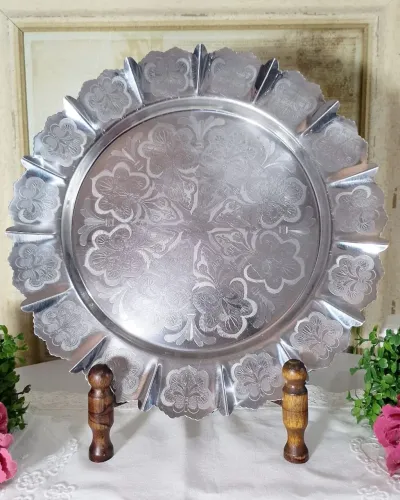 Antigo Prato para Bolo Pratinox.