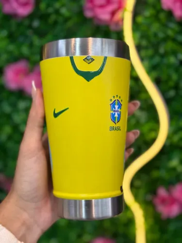 Copo Térmico do Brasil 473ml - times