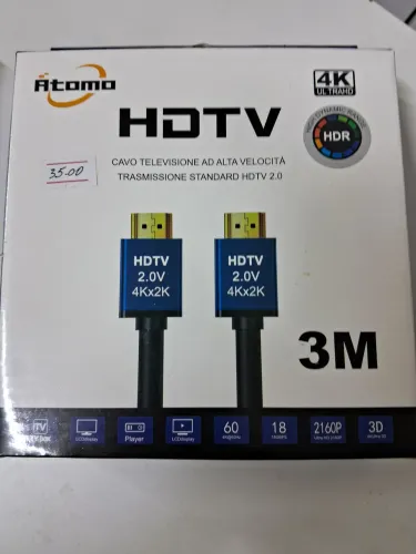 Cabo HDMI com 3 metros Átomo