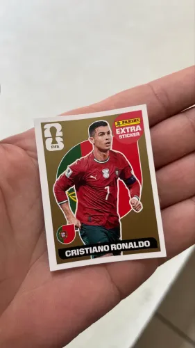 Figurinha Legend Cristiano Ronaldo Ouro