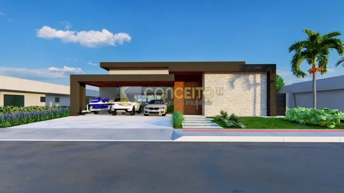 Casa de Alto Padrão com 5 Suítes e Rooftop no Condomínio Estância Punta Del Este Tannat