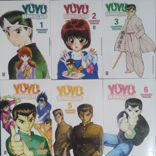Yu Yu Hakusho Vol. 1 ao 6 | Excelente Estado